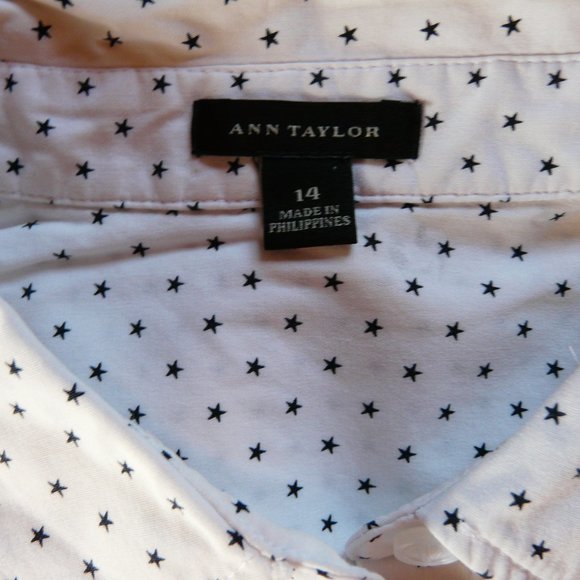 Lot of 2 ladies long sleeve Blouses - Ann Taylor & Talbots - Picture 5 of 8